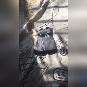 Raccoon Inspired baby socks
